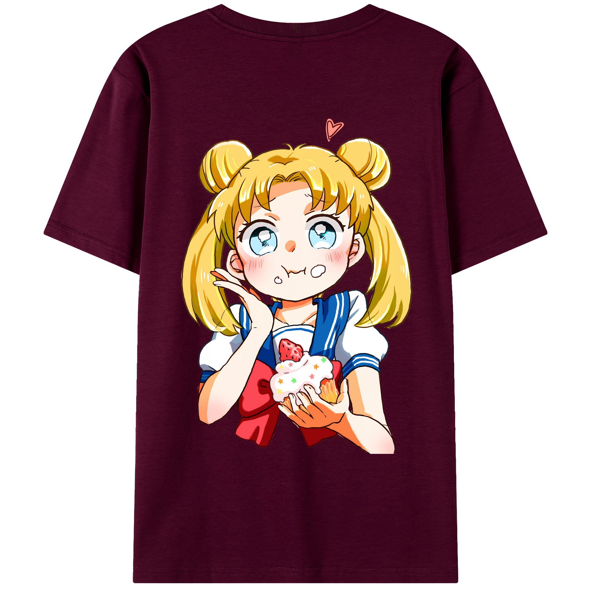 （画像用） 美少女戦士セーラームーン 愛野 美奈子 あいの みなこ Sailor Moon Aino Minako レディース半袖Tシャツ(バックプリント)